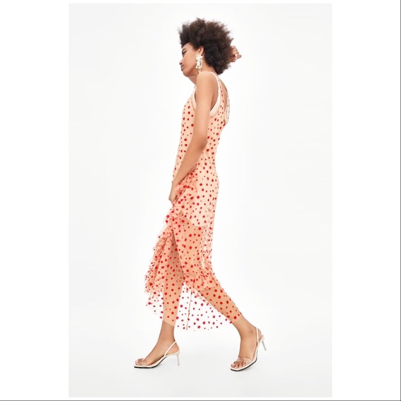 Zara Dresses & Skirts - ZARA Trafaluc Polka Dot Maxi Dress  NWT